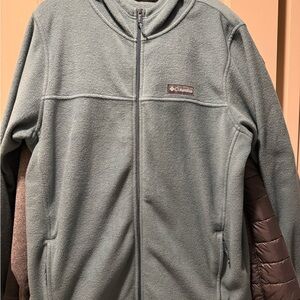 Columbia Teal Fleece Jacket